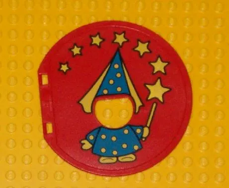 Duplo Ball Tube Exit Door with Fairy Pattern