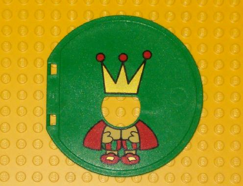 Duplo Ball Tube Exit Door with King Pattern