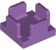 Container, Box 2 x 2 x 1 Half with 4 Side Supports