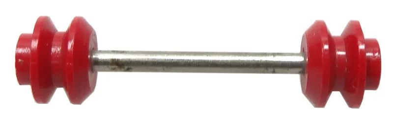 Wheel Pair on Axle for Wheel Brick 3137 - Single Tire Wheel