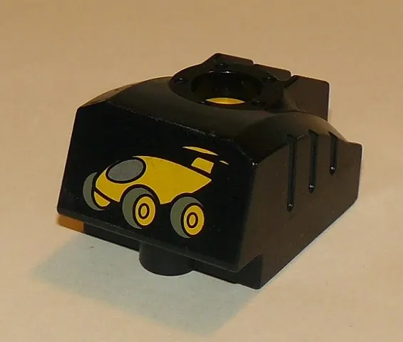 Duplo, Toolo MyBot Engine Program Brick with Yellow Car Pattern