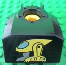 Duplo, Toolo MyBot Engine Program Brick with Yellow Robot Pattern