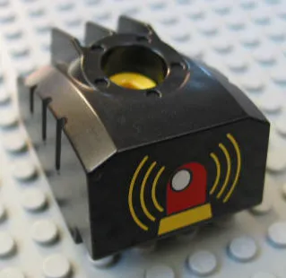 Duplo, Toolo MyBot Engine Program Brick with Yellow Siren Pattern