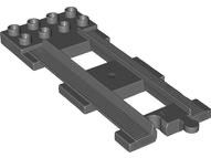 Duplo, Train Track End with 2 x 4 Plate on One End