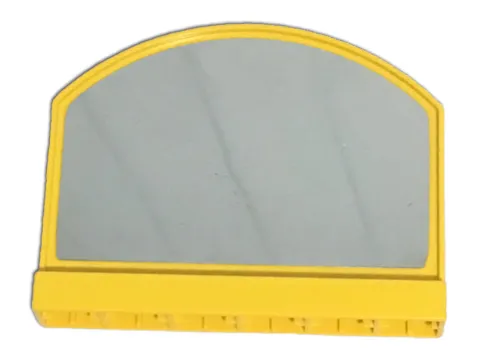 Duplo Panel 6 x 1 x 4 with Curved Top with Mirror Pattern (Sticker) - Sets 2961 / 9127