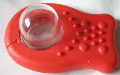 Primo Raft Small Fish-Shaped with Raised Trans-Clear Plastic Bubble