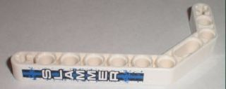 Technic, Liftarm, Modified Bent Thick 1 x 11.5 Double with 'SLAMMER' Pattern (Sticker) - Set 8211