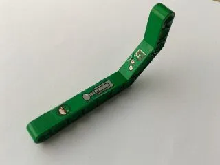 Technic, Liftarm, Modified Bent Thick 1 x 11.5 Double with Horizon Gauge, Lever, Meters and Buttons Pattern Model Right Side (Stickers) - Set 8217