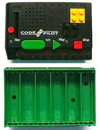 Code Pilot - Brick Top with Green Battery Holder