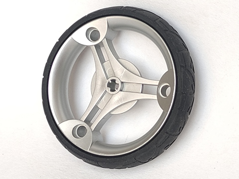 Wheel 70 x 14 mm Futuristic with Black Tire 70 x 14 mm Futuristic (32057 / 32076)