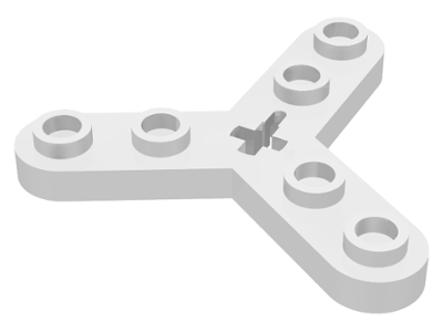 Technic, Plate Rotor 3 Blade with Smooth Ends and 6 Studs (Propeller)