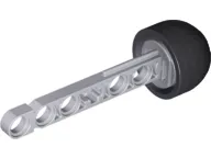 Projectile Arrow, Liftarm Shaft with Solid Black Rubber End