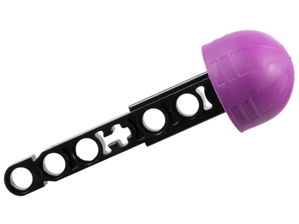 Projectile Arrow, Liftarm Shaft with Solid Purple Rubber End