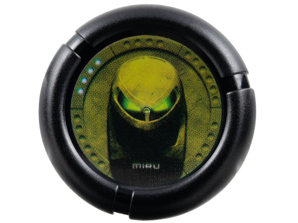 Throwing Disk with Bionicle Bamboo Miru Mask Pattern