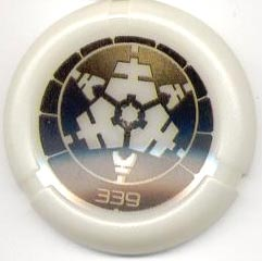 Throwing Disk with Bionicle Kanoka 339 Po-Metru Pattern