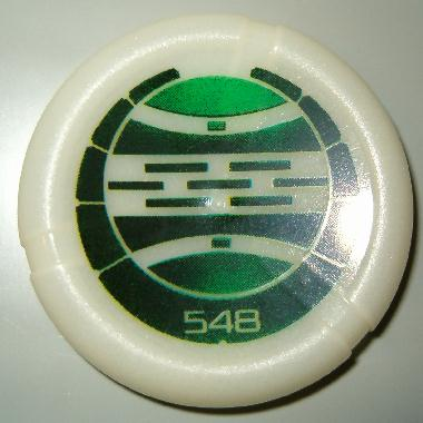 Throwing Disk with Bionicle Kanoka 548 Le-Metru Pattern