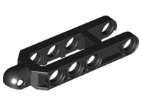 Technic, Steering Arm 6.5 x 2 with Tow Ball Socket Rounded, Chamfered