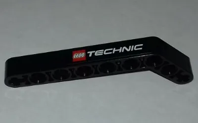 Technic, Liftarm, Modified Bent Thick 1 x 9 (7 - 3) with LEGO TECHNIC Logo Pattern Model Right Side (Sticker) - Sets 9395 / 9398