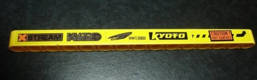 Technic, Liftarm Thick 1 x 15 with Racing Logos X Stream Left Pattern (Stickers) - Set 8146