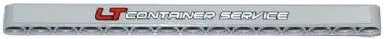 Technic, Liftarm Thick 1 x 15 with 'LT CONTAINER SERVICE' Pattern (Sticker) - Set 42024