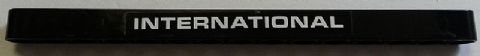 Technic, Liftarm Thick 1 x 15 with White 'INTERNATIONAL' Pattern (Sticker) - Set 8258
