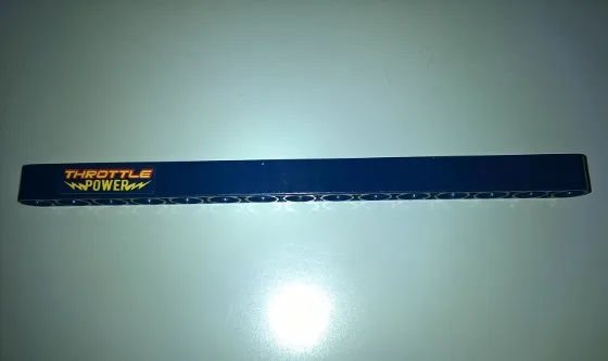 Technic, Liftarm Thick 1 x 15 with 'THROTTLE POWER' Pattern Model Right Side (Sticker) - Set 41999