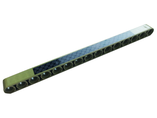 Technic, Liftarm Thick 1 x 15 with Tread Plate Pattern (Sticker) - Set 42110