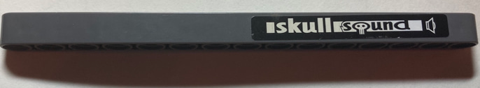 Technic, Liftarm Thick 1 x 15 with Black and White 'skull sound' Pattern Model Right Side (Sticker) - Set 8682