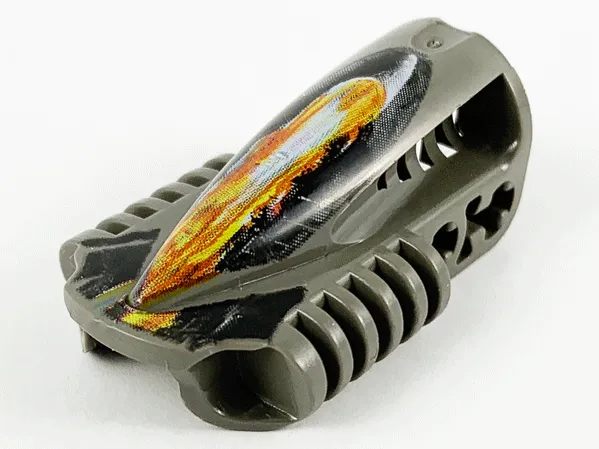 Technic Block 3 x 5 x 1 2/3 with RoboRider The Boss Pattern