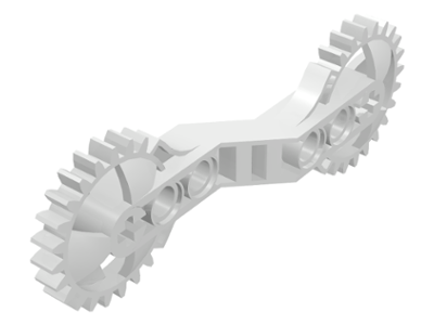 Technic, Arm 1 x 7 x 2 with Gear Ends