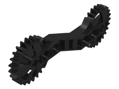 Technic, Arm 1 x 7 x 2 with Gear Ends