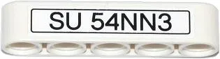 Technic, Liftarm Thick 1 x 5 with 'SU 54NN3' Pattern (Sticker) - Set 42008