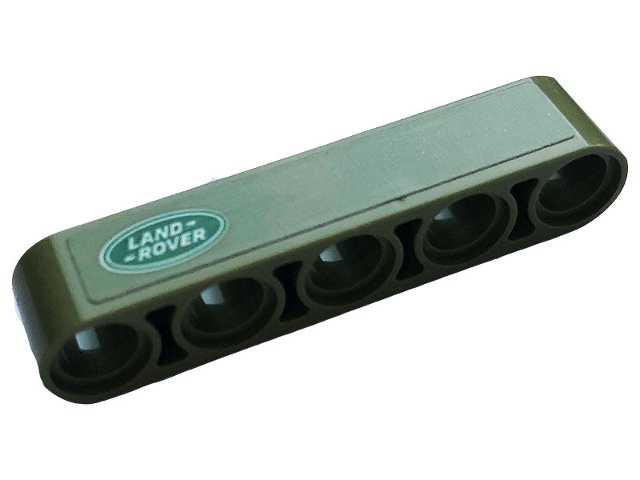 Technic, Liftarm Thick 1 x 5 with Land Rover Logo Pattern Model Right Side (Sticker) - Set 42110