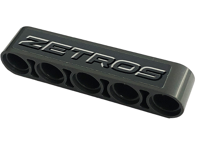 Technic, Liftarm Thick 1 x 5 with 'ZETROS' Pattern (Sticker) - Set 42129