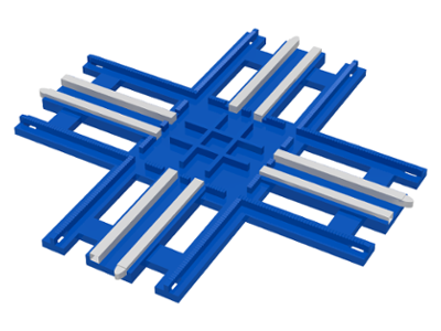 Train, Track 12V Crossing