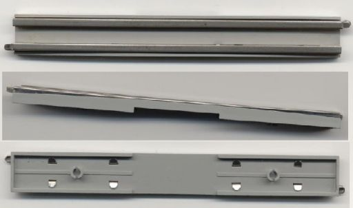 Train, Track 12V Conducting Rail Straight for 12v Remote Controlled Decoupling