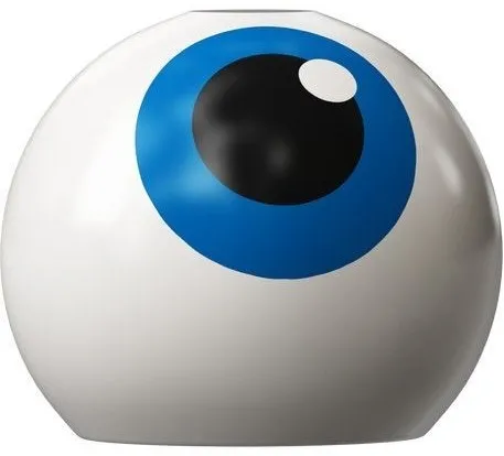 Technic Ball Joint with Eye with Blue Iris and Black Pupil Pattern