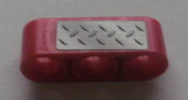 Technic, Liftarm Thick 1 x 3 with Silver Tread Plate Pattern (Sticker) - Set 8289