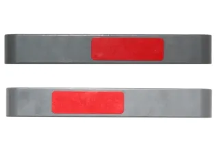 Technic, Liftarm Thick 1 x 7 with Red Stripe Pattern on Both Sides (Stickers) - Set 75081