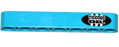 Technic, Liftarm Thick 1 x 7 with 'VISCOUS OIL' Pattern (Sticker) - Set 42050