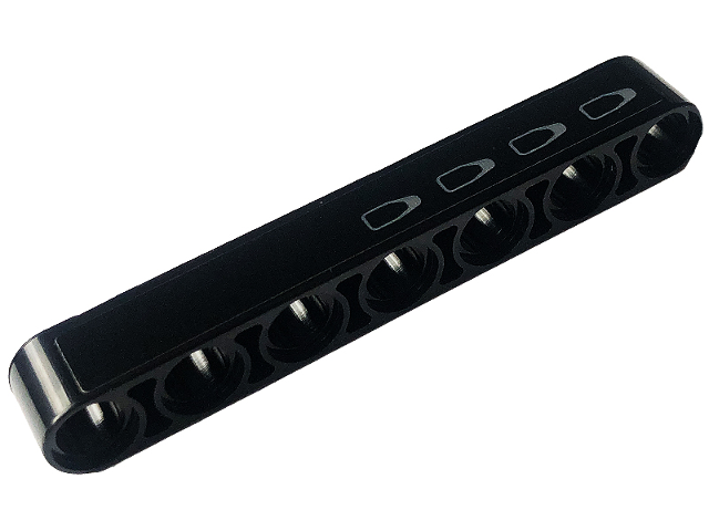 Technic, Liftarm Thick 1 x 7 with Dark Bluish Gray Tread Plate with 4 Holes Pattern Model Right Side (Sticker) - Set 42126