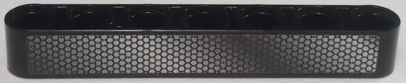 Technic, Liftarm Thick 1 x 7 with Grille with Silver Honeycomb Hexagons Pattern (Sticker) - Set 42138