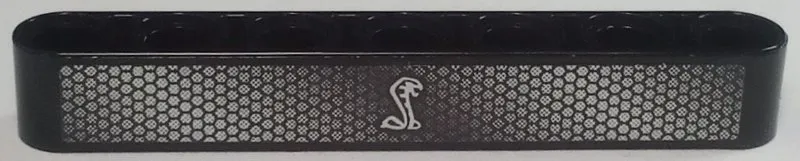 Technic, Liftarm Thick 1 x 7 with Grille with Silver Honeycomb Hexagons and Cobra Snake Logo Pattern (Sticker) - Set 42138