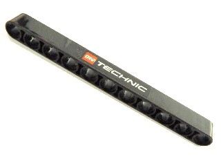 Technic, Liftarm Thick 1 x 11 with LEGO TECHNIC Logo Pattern (Sticker) - Sets 8041 / 42041