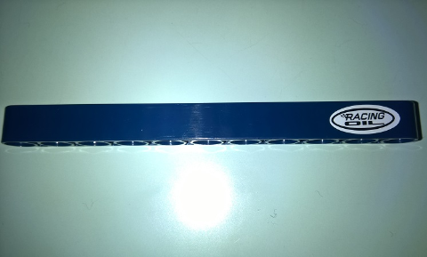 Technic, Liftarm Thick 1 x 11 with 'RACING OIL' in White Ellipse Pattern Model Left Side (Sticker) - Set 41999