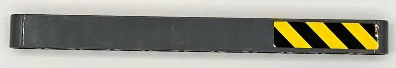 Technic, Liftarm Thick 1 x 11 with Black and Yellow Danger Stripes Pattern Model Right Side (Sticker) - Set 42098