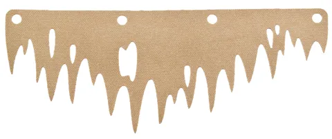 Cloth Sail Tattered Long with 4 Round Holes and 6 Ripped Holes