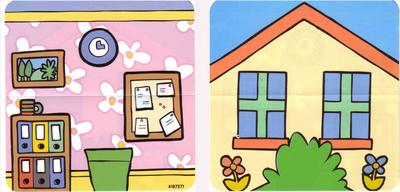 Paper Cardboard Backdrop for Set 3285, Duplo (4187571)