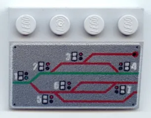 Slope 33 3 x 4 with Train Railyard Switching Pattern