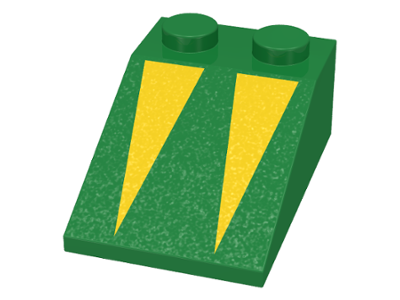 Slope 33 3 x 2 with Yellow Triangles Pattern